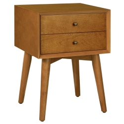 CROSLEY FURNITURE Landon 1 Drawer Nightstand In Acorn