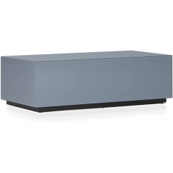 SONOROUS Ctb-120 All Glass Coffee Table / Center Table - Ash (Limited Edition) In Gray