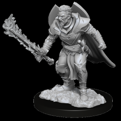 WIZKIDS GAMES Pathfinder Battles Deep Cuts Unpainted Miniatures: Male Human Champion