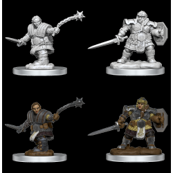 WIZKIDS GAMES Dungeons & Dragons Nolzur's Marvelous Unpainted Miniatures: Female Dwarf Fighter