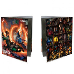 ULTRA PRO Dungeons & Dragons Class Folio With Stickers: Wizard