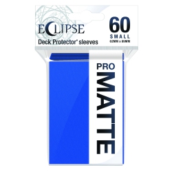 ULTRA PRO Japanese Small Size Card Sleeves Pro-Matte: "pacific Blue" (62MM X 89Mm) 60 Eclipse Sleeves Per Pack