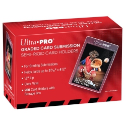 ULTRA PRO Semi-Rigid Card Holders "graded Card Submission" (200Ct)