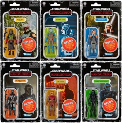 STAR WARS Retro Collection 3.75 Inch Action Figure Wave 2 - Set Of 6