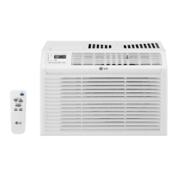 LG 6, 000 Btu 115-Volt Window Air Conditioner Cools 250 Sq. Ft. With Remote (Lw6017R)