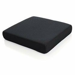 Premium Comfortable Memory Foam Seat Cushion W/ Washable Breathable Mesh Cover