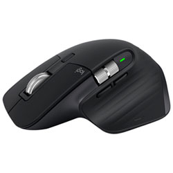 Logitech MX Master 3S Wireless Darkfield Mouse - Black