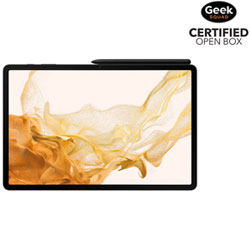 Open Box - Samsung Galaxy Tab S8+ 12.4" 128GB Android 11 Tablet w/ Qualcomm SM8450 Processor -Graphite