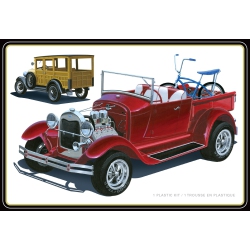 ALUMINUM MODEL TOYS 1929 Ford Woody/pickup (Amt1269) 1:25 Scale Car Plastic Model Kit