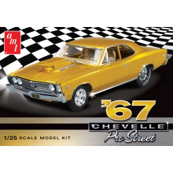 ALUMINUM MODEL TOYS '67 Chevy Chevelle Pro Street (Amt876) 1:25 Scale Car Plastic Model Kit