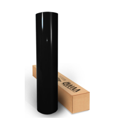 VVIVID High Gloss Realistic Paint-Like Microfinish Vinyl Wrap Roll In Black
