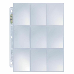 ULTRA PRO 9-Pocket Trading Card Pages - Series 100 Pages In Platinum