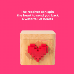 Lovebox Black & White - Love Note Messenger | Best Buy Canada