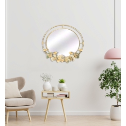 PETERSON ARTWARES Square Metal Decorative Mirror