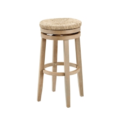 PEMBERLY ROW 31" Transitional Wood Swivel Bar Stool In Natural In Brown