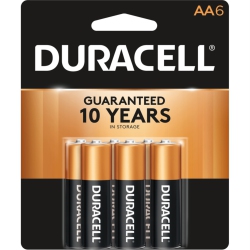 DURACELL 3005936 Battery Alkaline Aa 6Pk