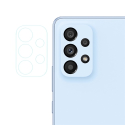 CC Topsave [1 Piece] Flat Transparent Case Friendly, Camera Lens Tempered Glass for Samsung Galaxy A53 5G