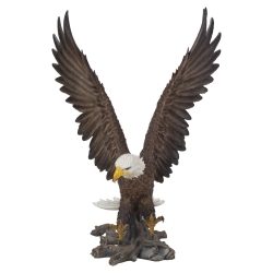 HI-LINE GIFT LTD Large Flying Eagle Garden Statue
