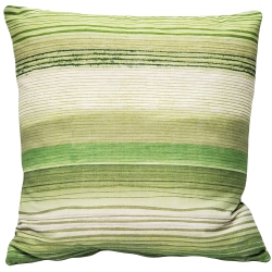 PILLOW DECOR Sedona Stripes Throw Pillow, 20"x20" (Polyfill Insert Included) In Green