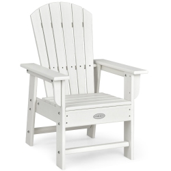 COSTWAY Patio Kids' Adirondack Chair Seat Weather Resistant for Ages 3-8 Yellowbluegreengreyredturquoisewhite