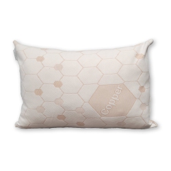 HEALTH COMFORT Copper Infused Pillow, Queen