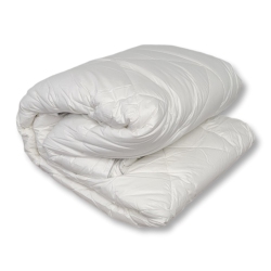 COTTON HOUSE - Hotel Comfort Synthetic Duvet, 100% Cotton, 100% Microgel Fiber 3D Filling, Queen Size In White
