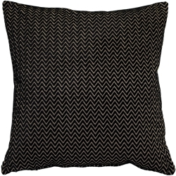 PILLOW DECOR Art Deco Stripes Textured Velvet Throw Pillow 20"x20" (Polyfill Insert Included)