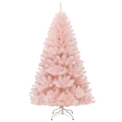 SLICKBLUE Hinged Artificial Fir Christmas Tree, Full Shape Tree for Indoor Holiday Display