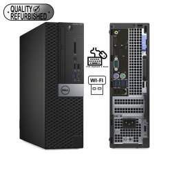 DELL Refurbished (Good) - Optiplex 7050 Sff Desktop Computer Intel Core I5-6500 3.2Ghz 16GB Ddr4, 512GB SSD, Wifi, DVD, Windows 10 Pro