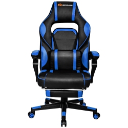 SLICKBLUE Massage Gaming Chair With Footrest And Lumbar Support