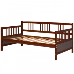 SLICKBLUE Modern Twin Size Daybed Frame With Wooden Slats Support