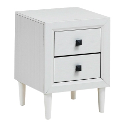SLICKBLUE Multipurpose Retro Bedside Nightstand With 2 Drawers