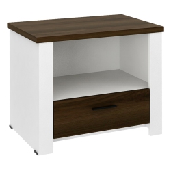 SLICKBLUE Accent Nightstand With Drawer And Open Shelf