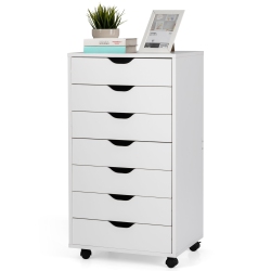 SLICKBLUE 7-Drawer Chest Storage Dresser Floor Cabinet Organizer With Wheels