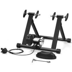 SLICKBLUE 8 Adjustable Resistance Indoor Steel Bicycle Exercise Stand