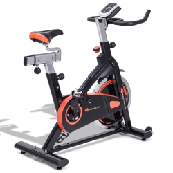 SLICKBLUE Indoor Fixed Aerobic Fitness Exercise Bicycle With Flywheel And Lcd Display