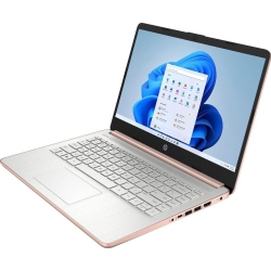 HP Stream 14" HD 1366 X 768 Laptop - Intel N4120, 64GB, 4GB, Window 11, Office 365 - Rose In Gold