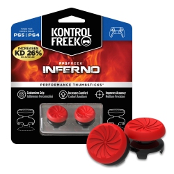 HLD Kontrolfreek Fps Freek Inferno for Playstation 4 (Ps4) And Playstation 5 (Ps5) | Performance Thumbsticks | 2 High-Rise Conca