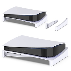 HLD Horizontal Stand for Ps5 Console, Meneea for Ps5 Accessories Base Compatible With Playstation 5 Disc & Digital Editions Whit