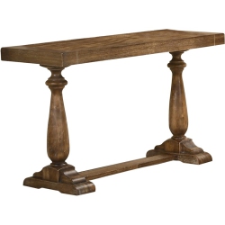 BEST MASTER Furniture Amy 50" Transitional Wood Sofa Table In Driftwood