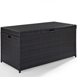 BOWERY HILL Wicker Patio Storage Bin