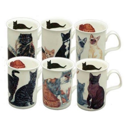 ROY KIRKHAM Lancaster Mug - Cats Galore Set Of 6