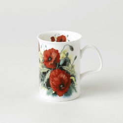 ROY KIRKHAM Lancaster Mug - Poppy, Set Of 2
