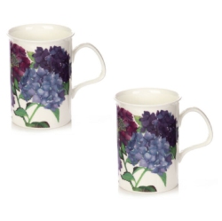 ROY KIRKHAM Lancaster Mug - Hydrangea Set Of 2