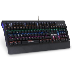 ENHANCE GAMING Enhance Pathogen 2 Switch Mechanical Gaming Keyboard - \w Fast 1Ms Response Polling Rate, Integrated Wrist Rest, 26Kro &