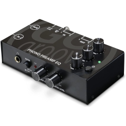 GOGROOVE Ggaappq100Bkus Phono Preamp Eq With 3 Band Equalizer