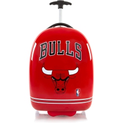 NBA Basketball Chicago Bulls Carry-On Wheeled Hardside Luggage for Boys - 18" Suitcase