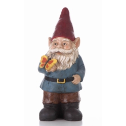HI-LINE GIFT LTD Gnome Holding A Butterfly