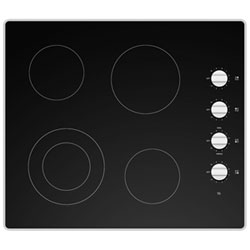 Surface De Cuisson Électrique Intégrée De 24 Po À 4 Éléments De Moffat (Mcp2024Dxbb) - Noir