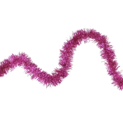NORTHLIGHT Shiny Traditional Artificial Garland - 50 Feet, Unlit In Pink